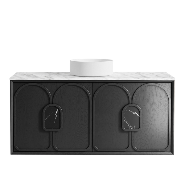 Otti Laguna Mark II 1200mm Black Oak Wall Hung Vanity