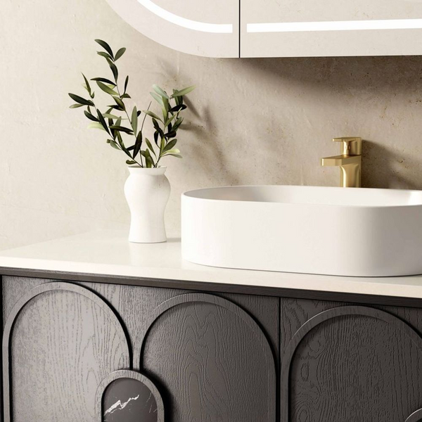 Otti Laguna Mark II 1200mm Black Oak Wall Hung Vanity