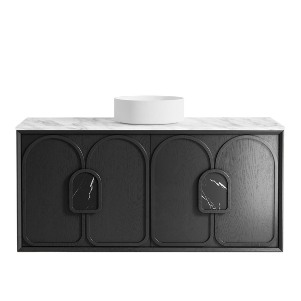 Otti Laguna Mark II 1200mm Black Oak Wall Hung Vanity