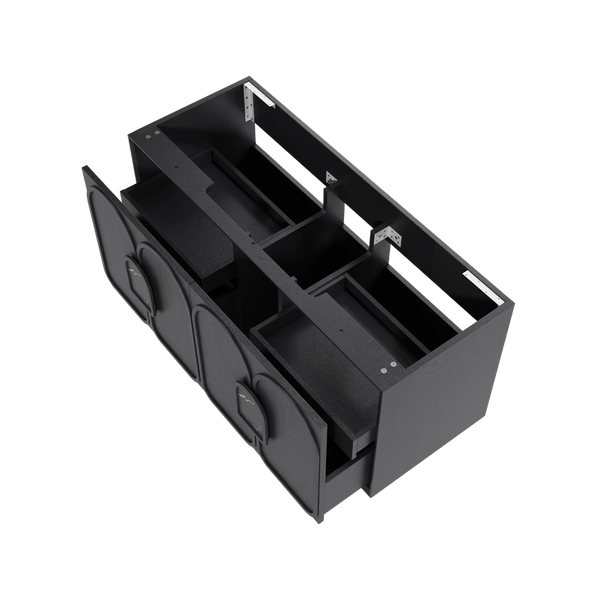 Otti Laguna Mark II 1200mm Black Oak Wall Hung Vanity