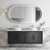 Otti Laguna Mark II 1500mm Black Oak Wall Hung Vanity