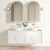 Otti Laguna Mark II 1500mm Matte White Wall Hung Vanity