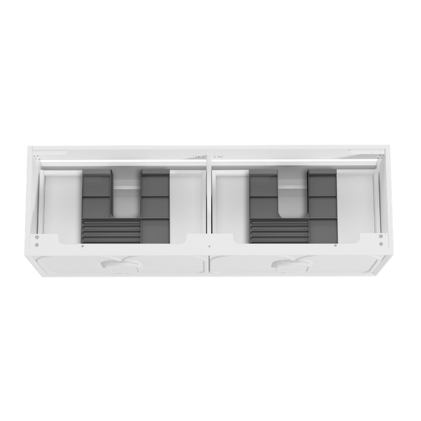 Otti Laguna Mark II 1500mm Matte White Wall Hung Vanity