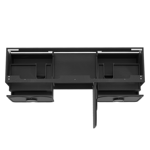 Otti Laguna Mark II 1800mm Black Oak Wall Hung Vanity