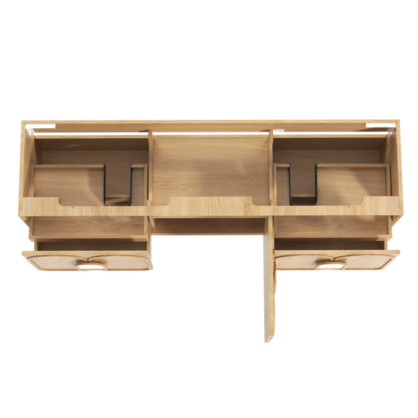 Otti Laguna Mark II 1800mm Woodland Oak Wall Hung Vanity