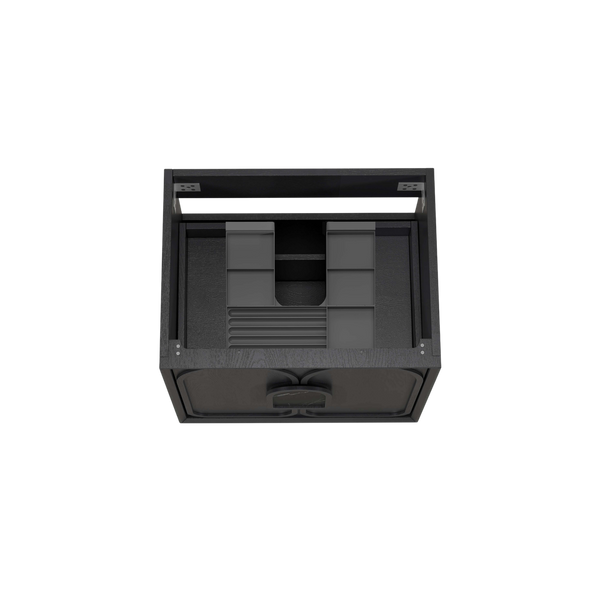 Otti Laguna Mark II 600mm Black Oak Wall Hung Vanity