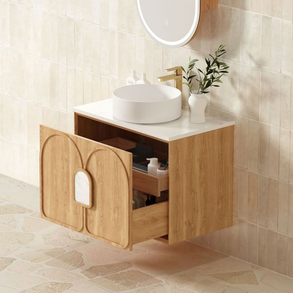 Otti Laguna Mark II 600mm Woodland Oak Wall Hung Vanity