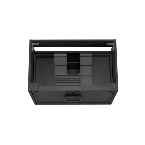 Otti Laguna Mark II 750mm Black Oak Wall Hung Vanity