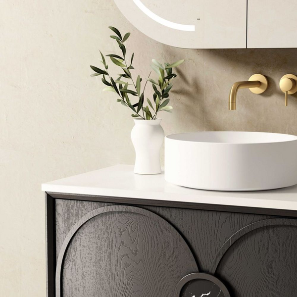 Otti Laguna Mark II 900mm Black Oak Wall Hung Vanity