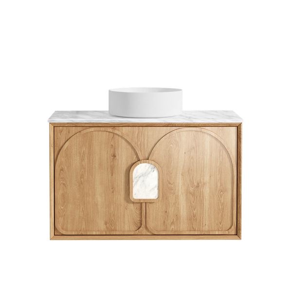 Otti Laguna Mark II 900mm Woodland Oak Wall Hung Vanity