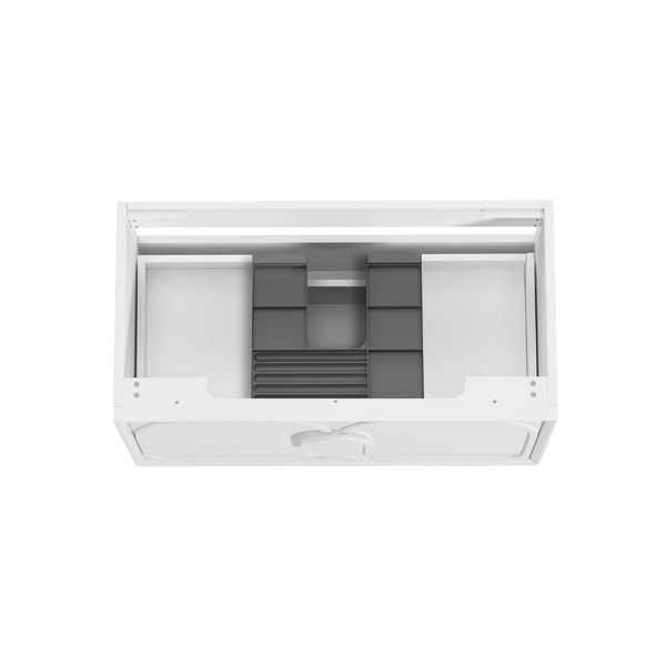 Otti Laguna Mark II 900mm Matte White Wall Hung Vanity