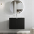 Otti Marlo 750mm Matte Black Wall Hung Vanity with Undermount Basin
