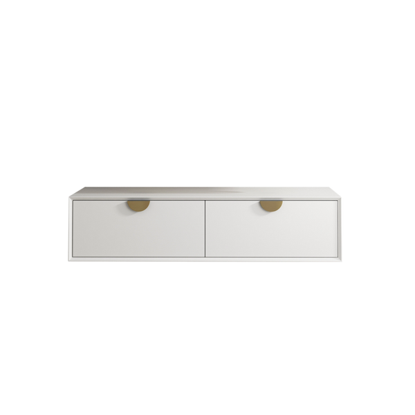 Otti Moonlight 1200mm White Wall Hung Cabinet