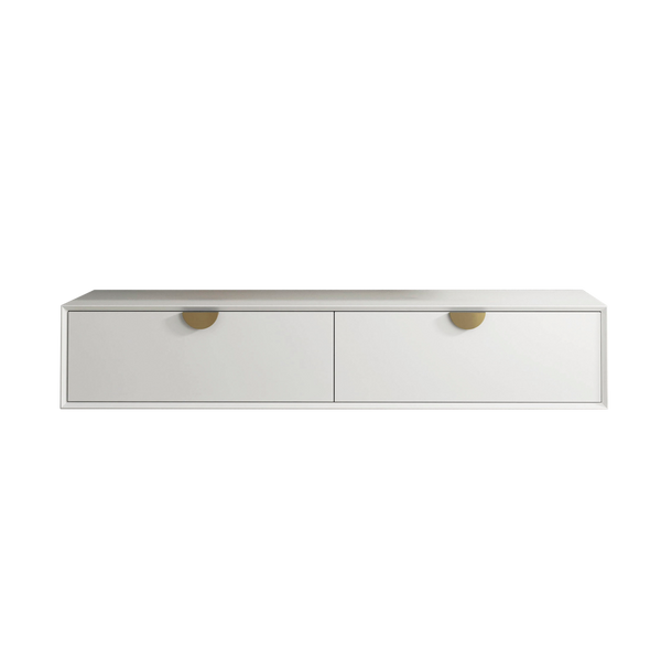 Otti Moonlight 1500mm White Wall Hung Cabinet