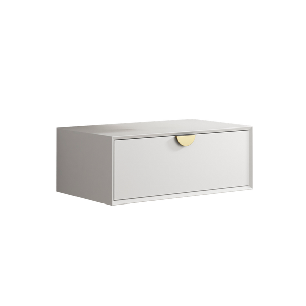 Otti Moonlight 750mm White Wall Hung Cabinet