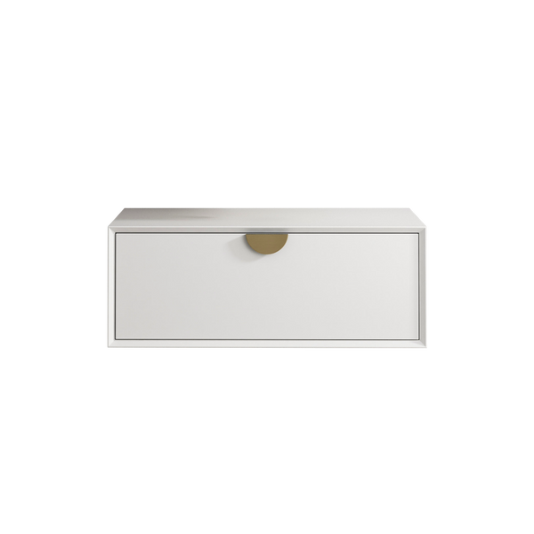 Otti Moonlight 750mm White Wall Hung Cabinet