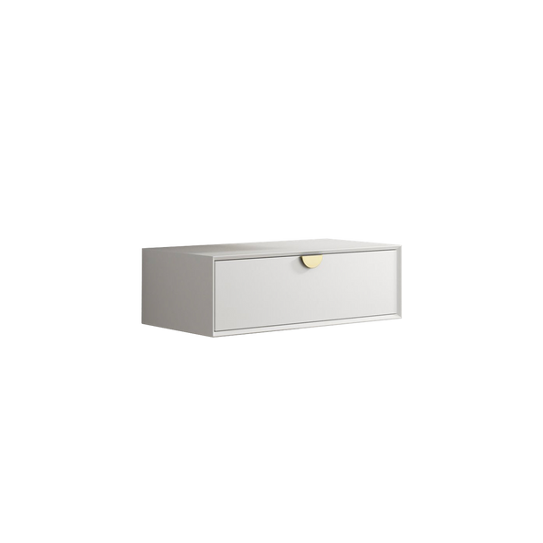 Otti Moonlight 900mm White Wall Hung Cabinet