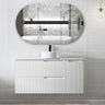 Otti Noosa 1200mm Satin White Wall Hung Vanity