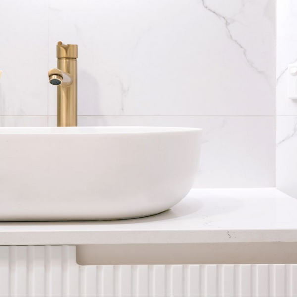 Otti Noosa 1200mm Satin White Wall Hung Vanity