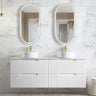 Otti Noosa 1500mm Satin White Wall Hung Vanity