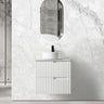 Otti Noosa 600mm Satin White Wall Hung Vanity