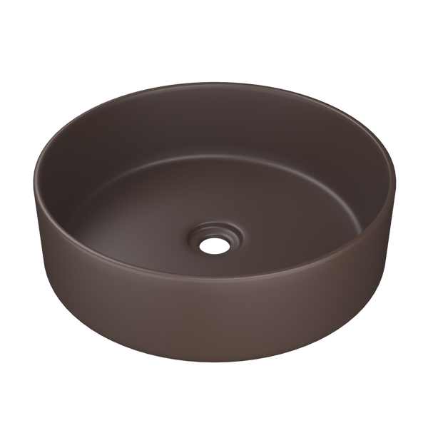Otti Radius Round 360x360mm Basin Brown