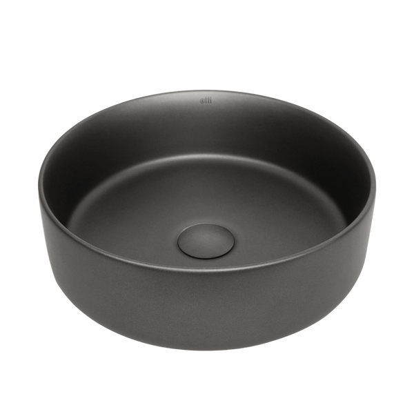 Otti Radius Round 360x360mm Basin Gunmetal