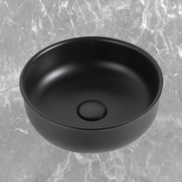 Otti Bronte Round 360x360mm Basin Matte Black