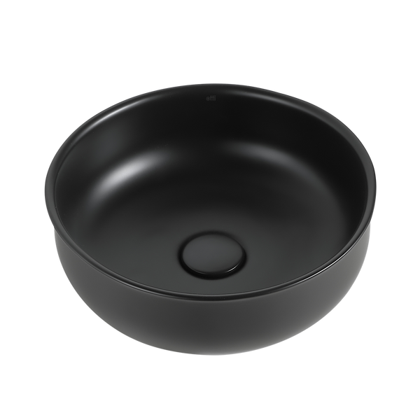 Otti Bronte Round 360x360mm Basin Matte Black