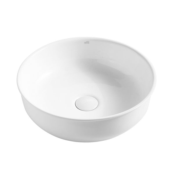 Otti Bronte Round 360x360mm Basin Gloss White