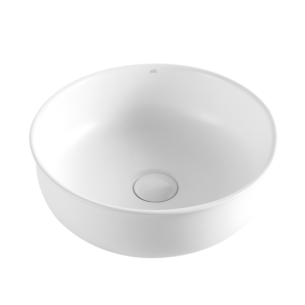 Otti Bronte Round 390x390mm Basin Matte White