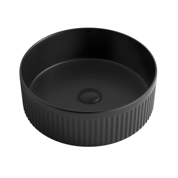 Otti Oxford Round 395x395mm Basin Matte Black