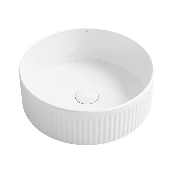 Otti Oxford Round 395x395mm Basin Gloss White
