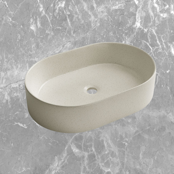 Otti Quay Oval 500x340mm Basin Carbon Grey