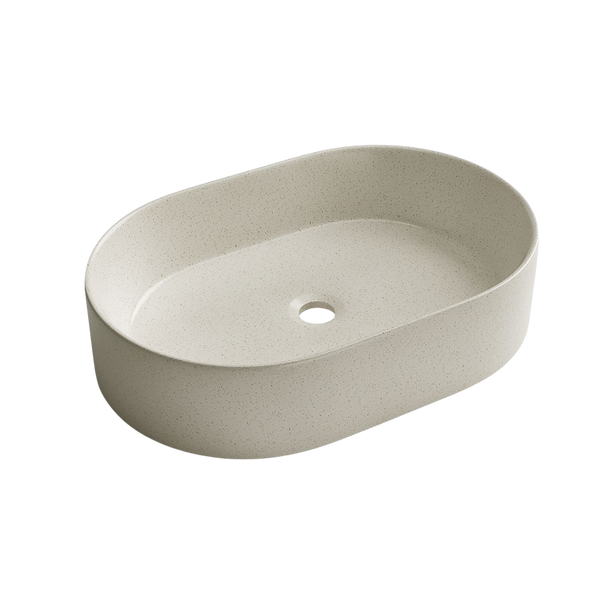 Otti Quay Oval 500x340mm Basin Carbon Grey