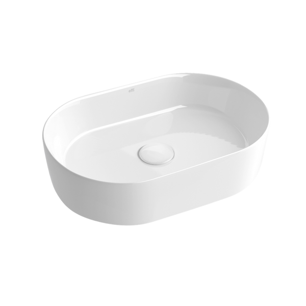 Otti Quay Oval 500x330mm Basin Gloss White