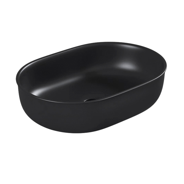 Otti Bronte Oval 500x350mm Basin Matte Black