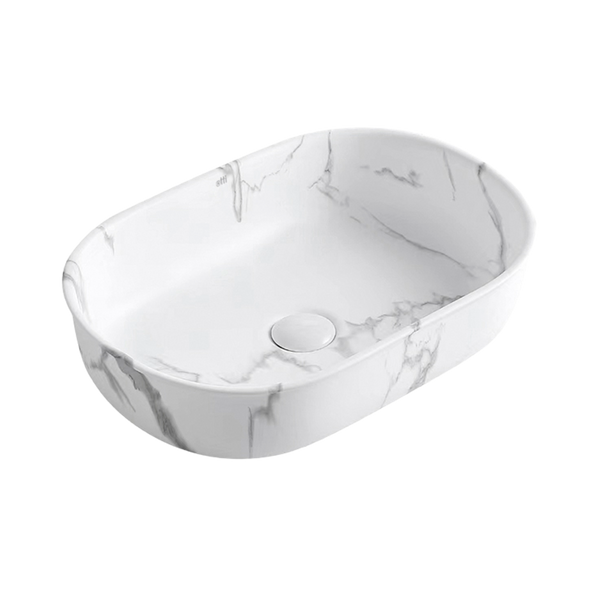 Otti Bronte Oval 500x350mm Basin Carrara