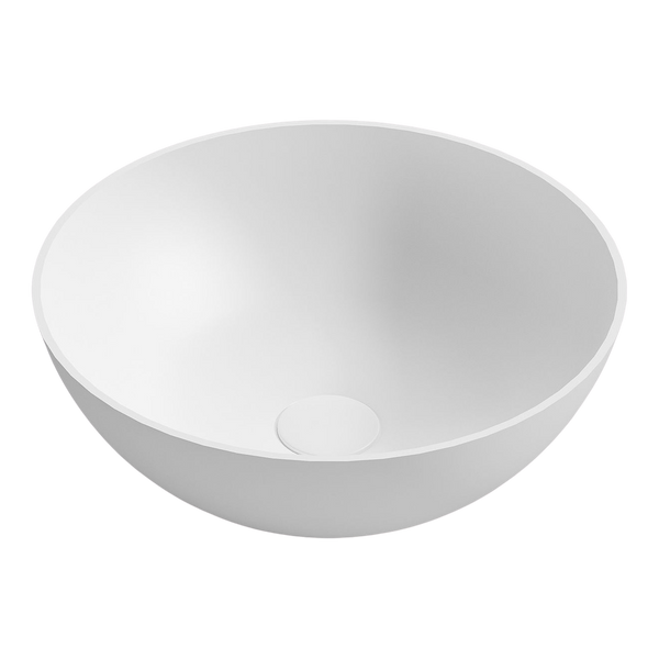 Otti London Solid Surface Basin 400 x 150mm Matte White