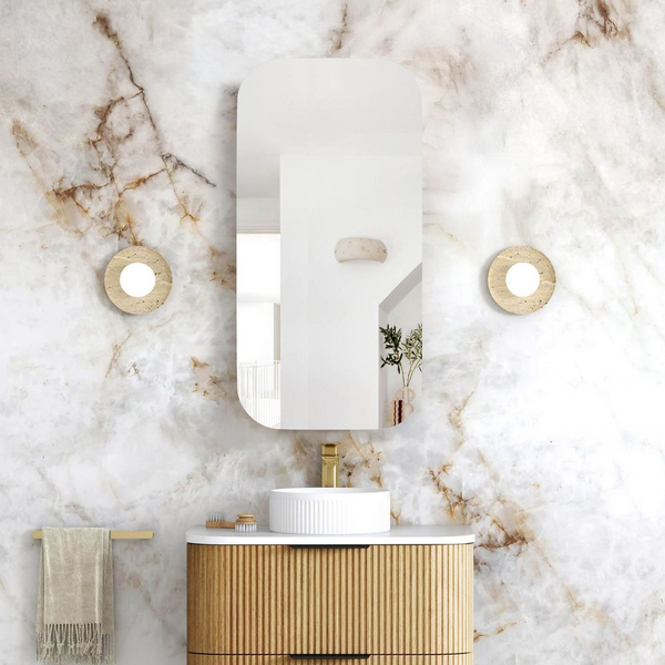 Otti Newport 900x450mm Shaving Cabinet Woodland Oak