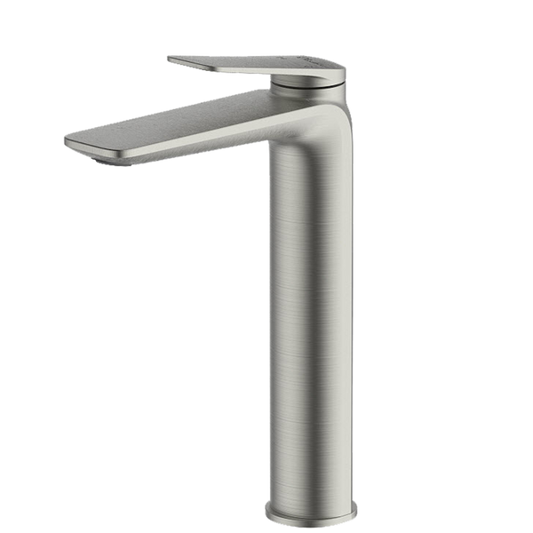 Oliveri Paris Tower Basin Mixer Brushed Nickel