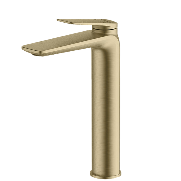 Oliveri Paris Tower Basin Mixer Classic Gold Lead Free