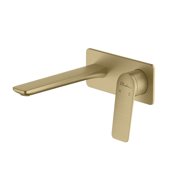 Oliveri Paris Wall Mixer Set Classic Gold