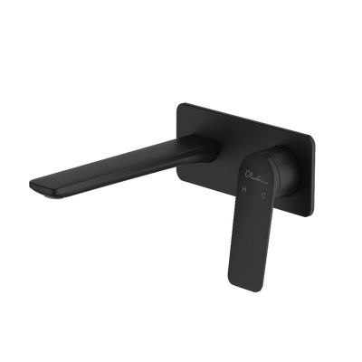 Oliveri Paris Wall Mixer Set Matte Black