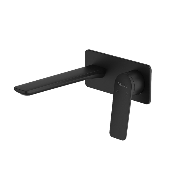 Oliveri Paris Wall Mixer Set Matte Black