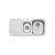 Oliveri Petite 1 And 1/2 Bowl Sink With Left Drainboard Stainless Steel