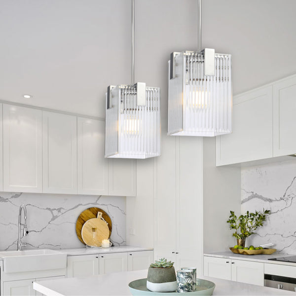 Telbix Pelion 1 Light Pendant Chrome