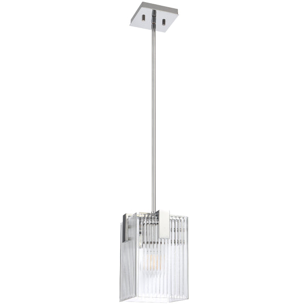 Telbix Pelion 1 Light Pendant Chrome