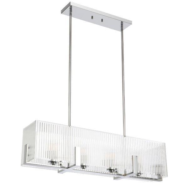Telbix Pelion 4 Light Pendant Chrome