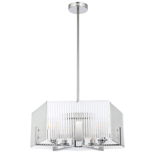 Telbix Pelion 5 Light Pendant Chrome